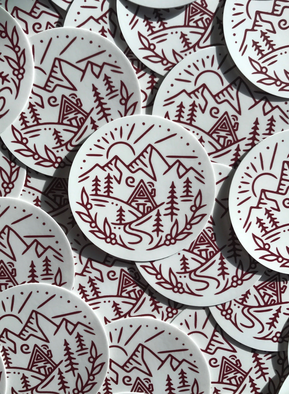 A-Frame Cabin Sticker