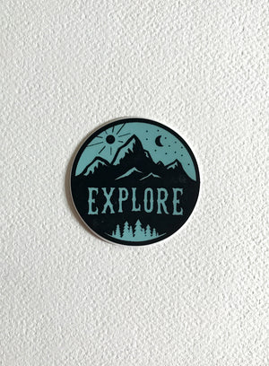 Explore Sticker